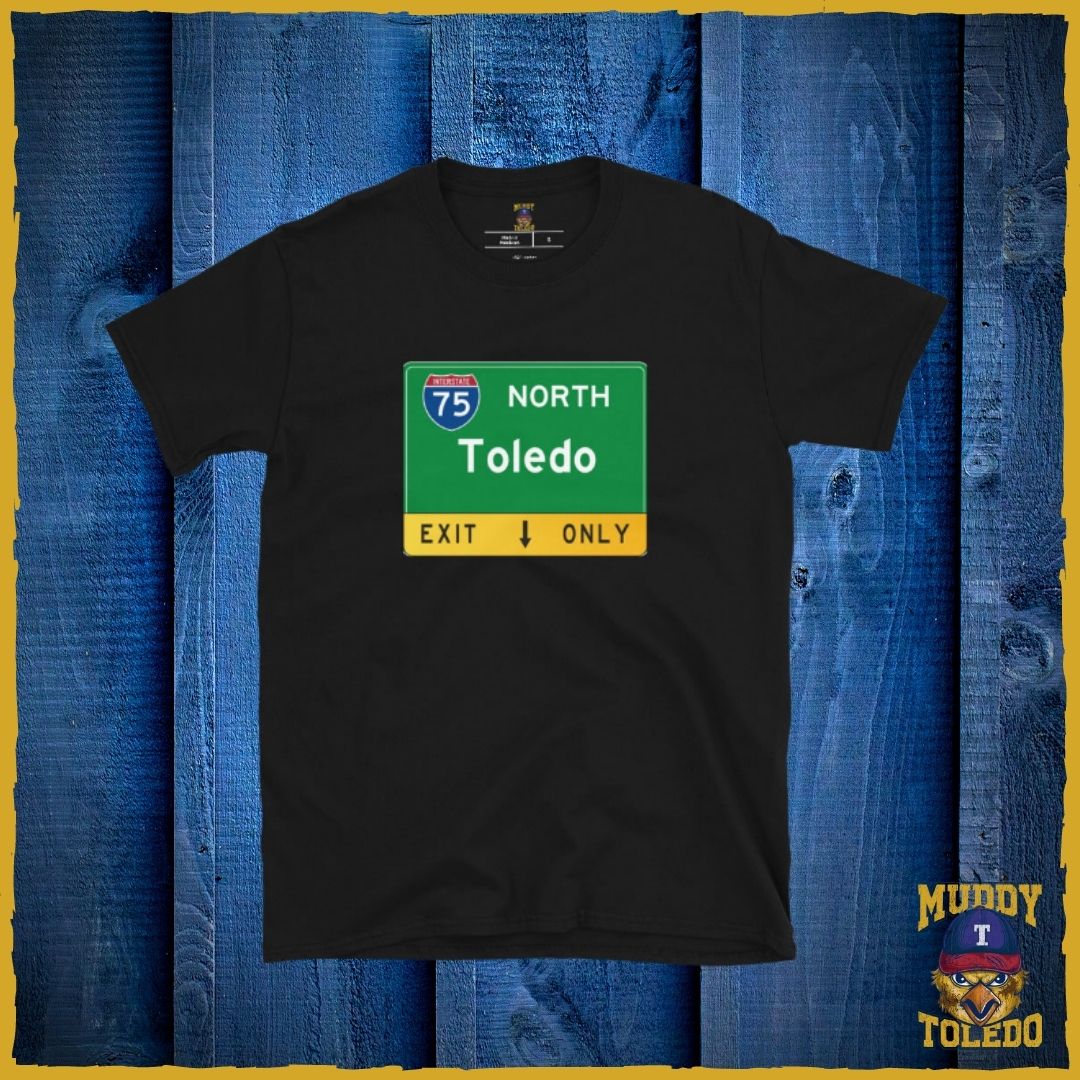 Toledo Highway Exit Sign Short-Sleeve Unisex T-Shirt