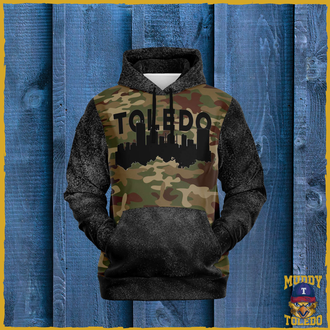 Toledo Skyline Camouflage Hoodie