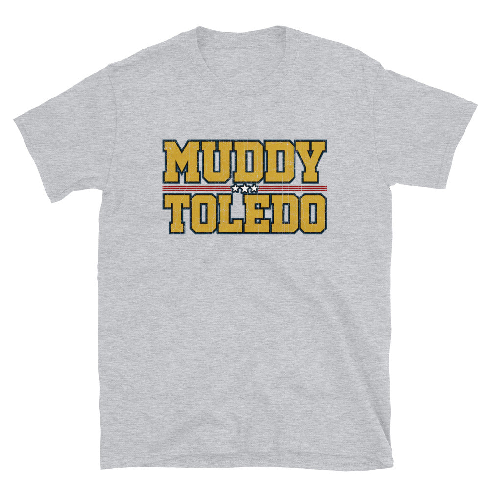 Muddy Toledo Text Short-Sleeve Unisex T-Shirt