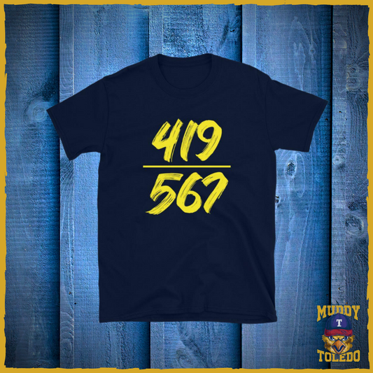 Toledo "419 over 567" Short-Sleeve Unisex T-Shirt