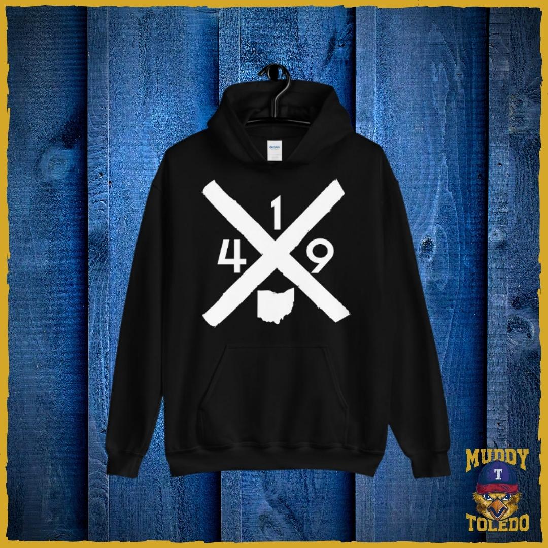 419 Crossed with the State of Ohio Unisex Hoodie