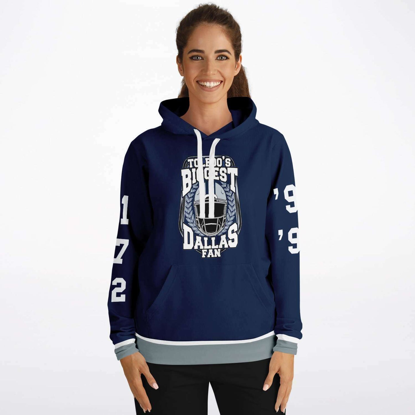 Toledo's Biggest Dallas Fan Personalized Hoodie