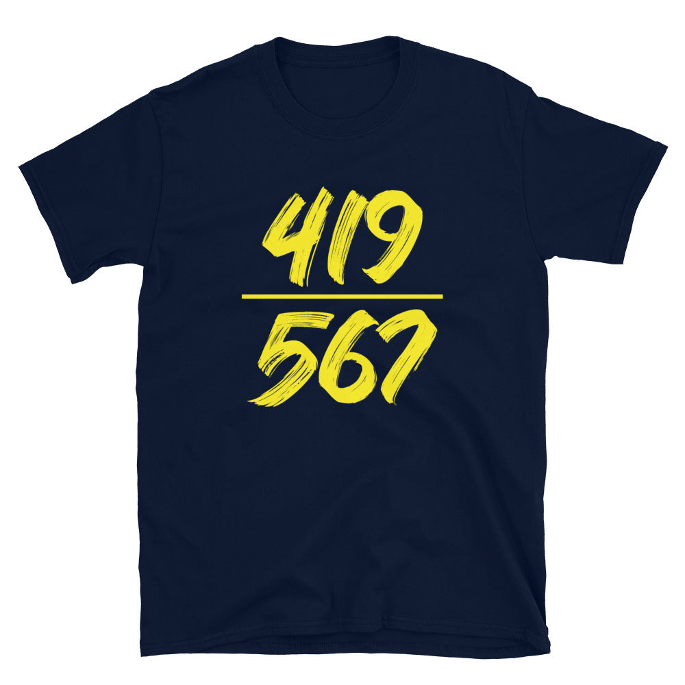 Toledo "419 over 567" Short-Sleeve Unisex T-Shirt