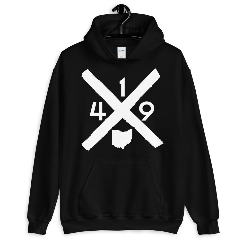 419 Crossed with the State of Ohio Unisex Hoodie