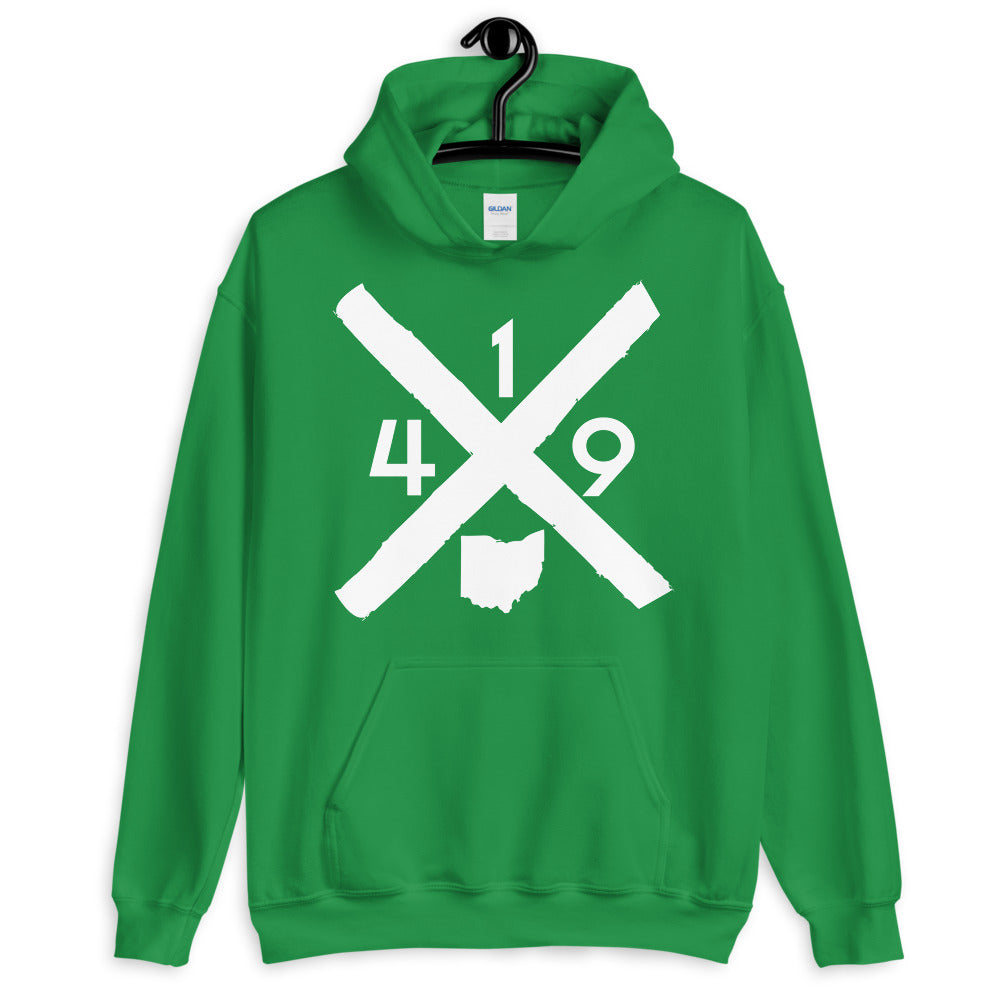 419 Crossed with the State of Ohio Unisex Hoodie