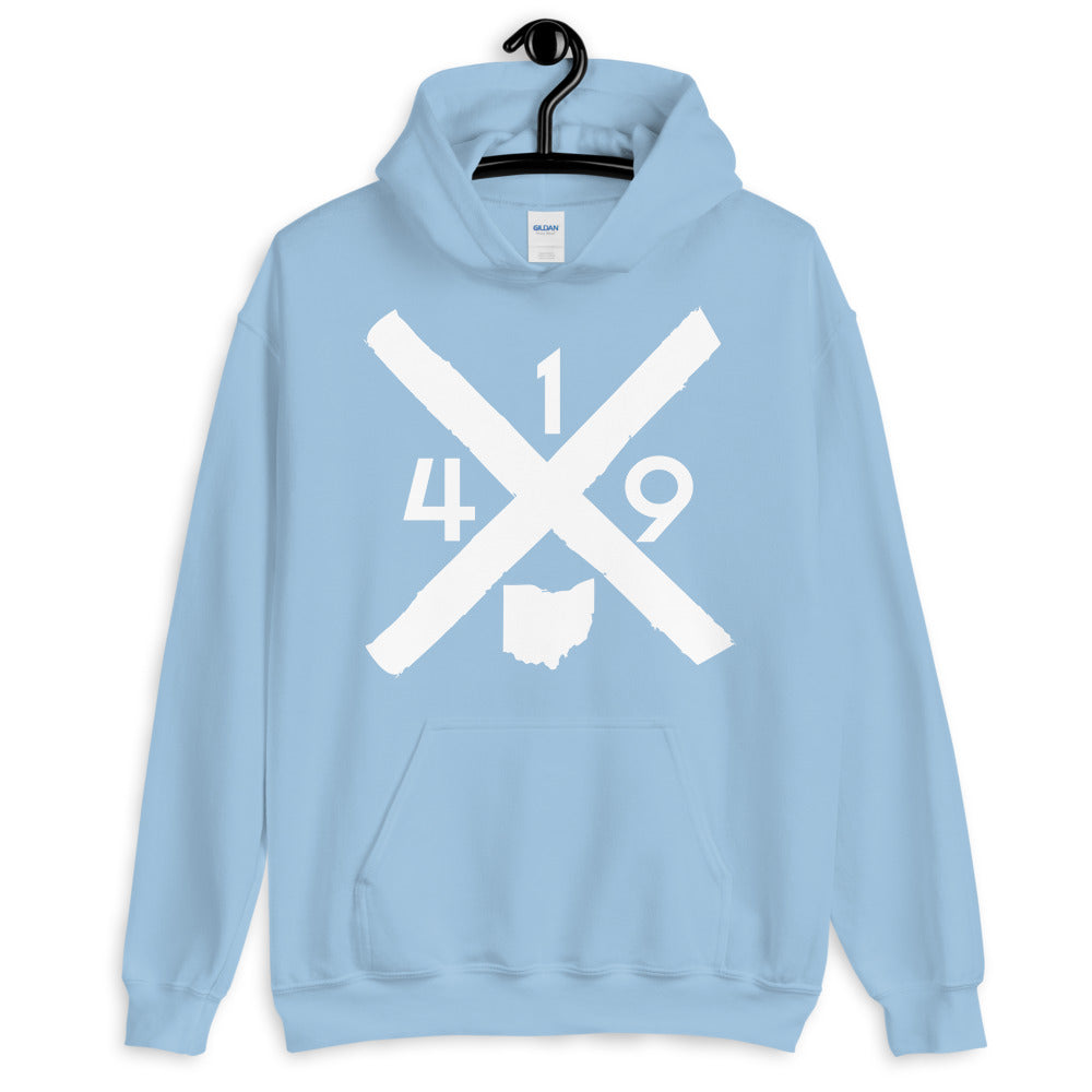 419 Crossed with the State of Ohio Unisex Hoodie